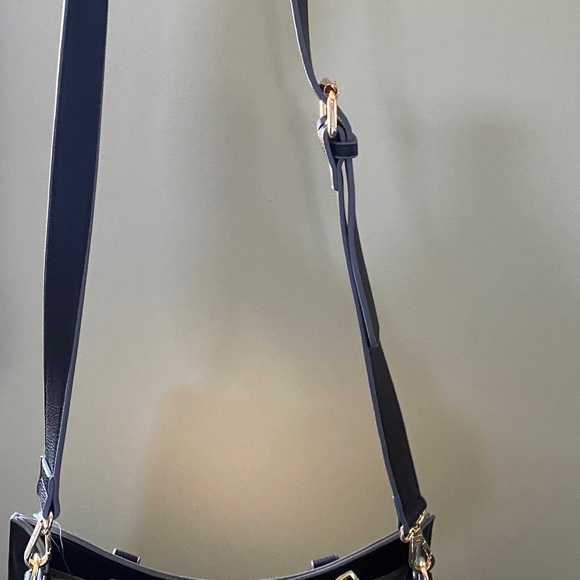 charming charlie black crossbody strap purse - Picture 3 of 3